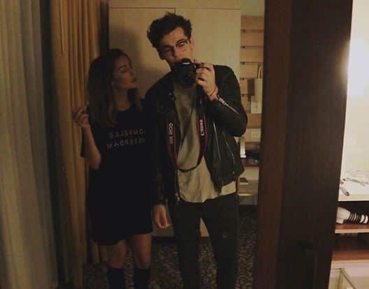 Blake Steven with his girlfriend